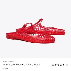 Tory Burch Mary Jane Jelly - Red